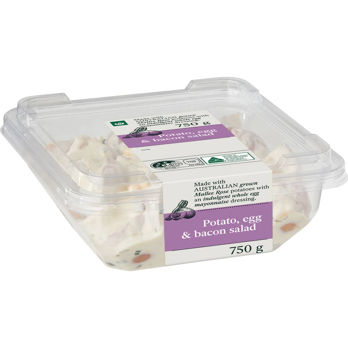 Woolworths Potato Egg & Bacon Salad 750g Woolworths