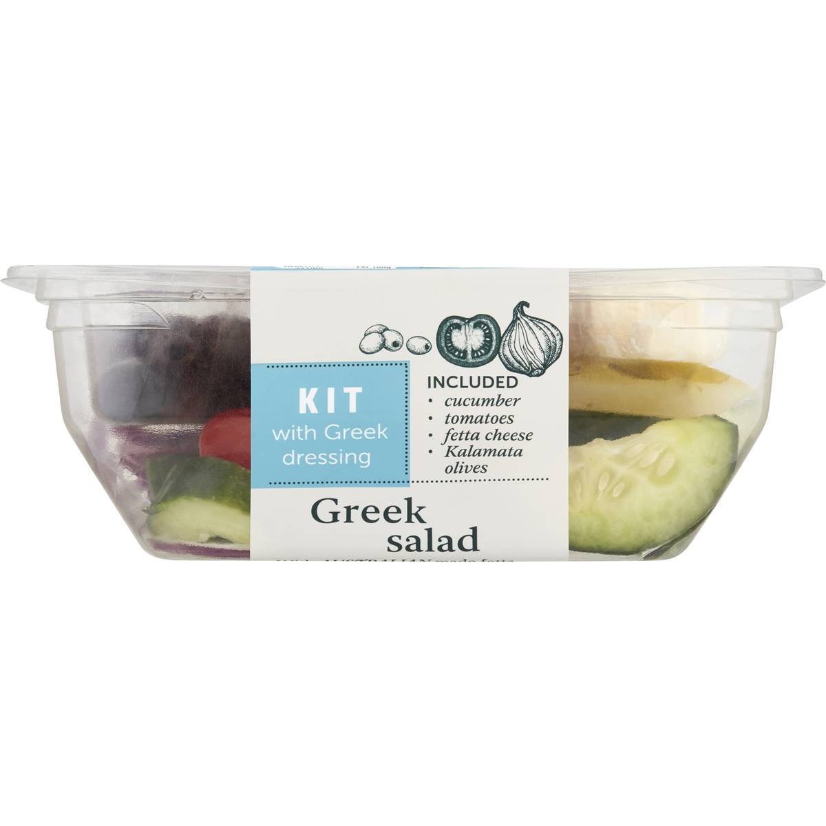 Woolworths Greek Salad Kit With Greek Dressing 400g Woolworths