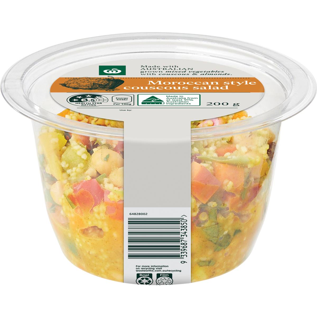 Woolworths Moroccan Style Couscous Salad 200g Woolworths
