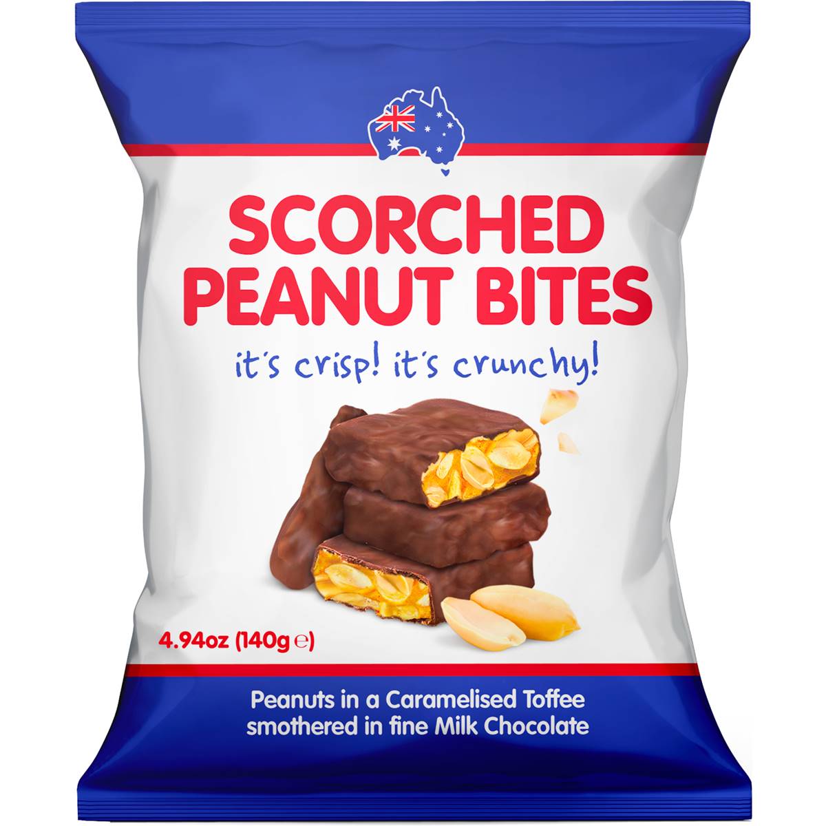 Scorched Peanut Bites 140g Woolworths