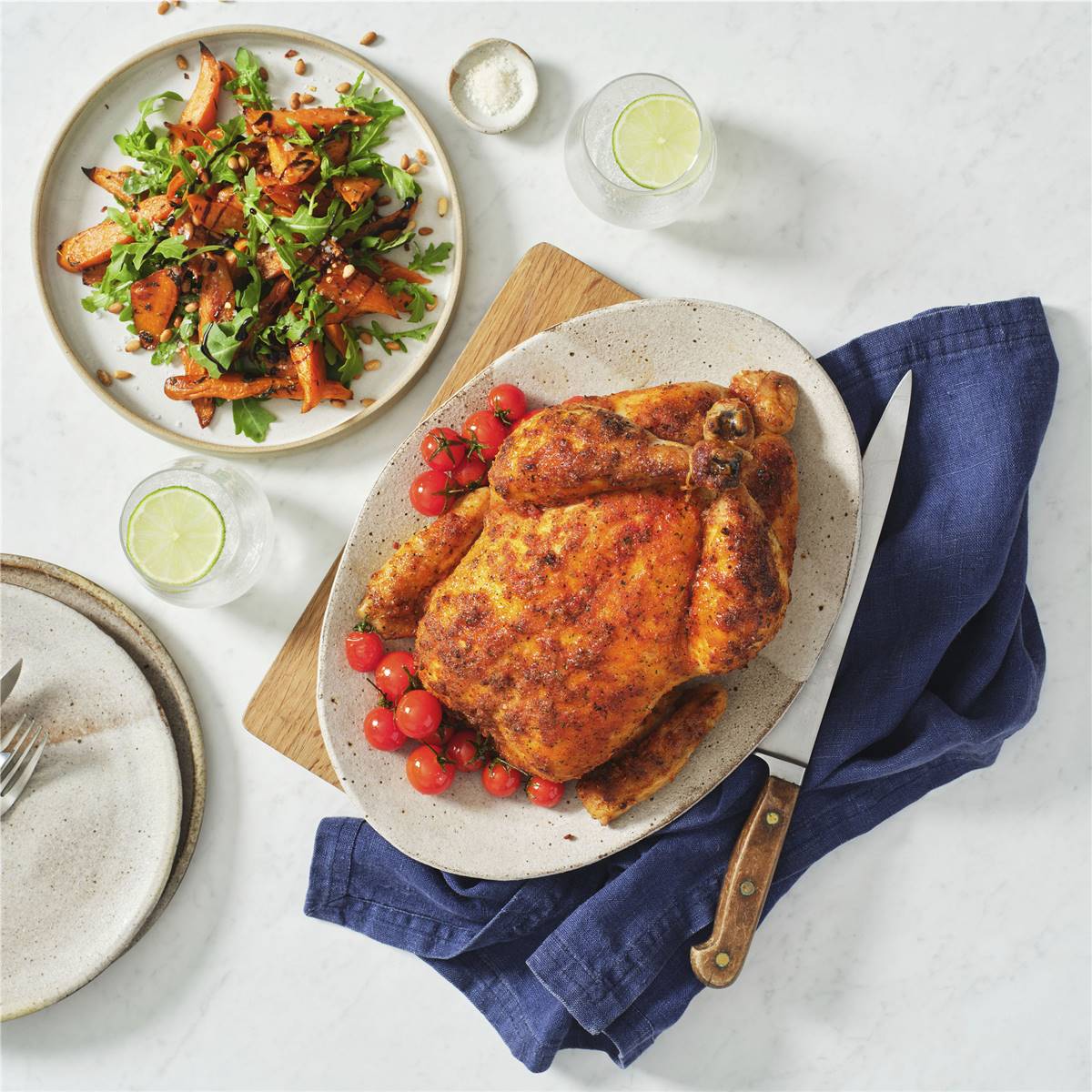 Steggles Family Roast Whole Chicken Parmi 2kg 2.9kg Woolworths