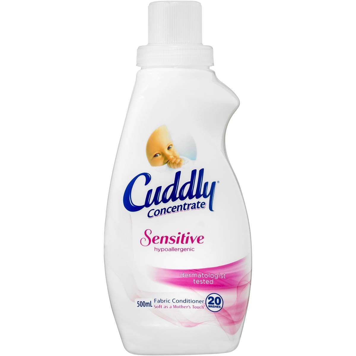 Cuddly Concentrated Sensitive Fabric Softener 500ml Woolworths