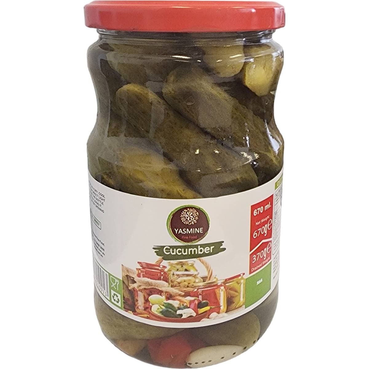 Yasmine Cucumber Pickles 670g Woolworths