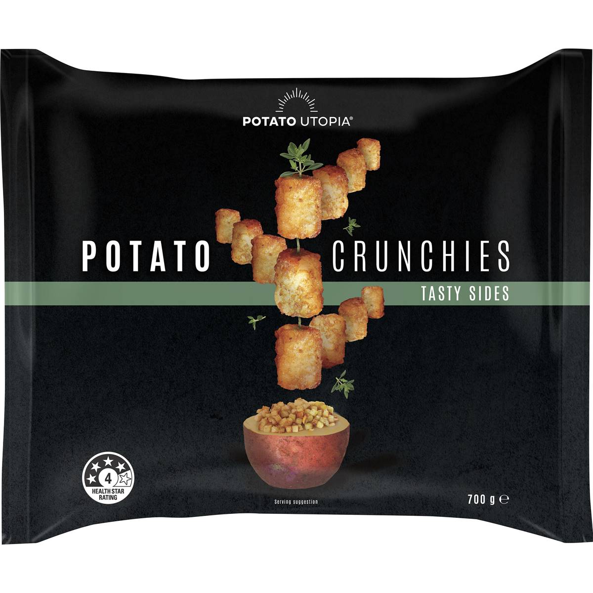 Potato Utopia Potato Crunchies 700g Woolworths
