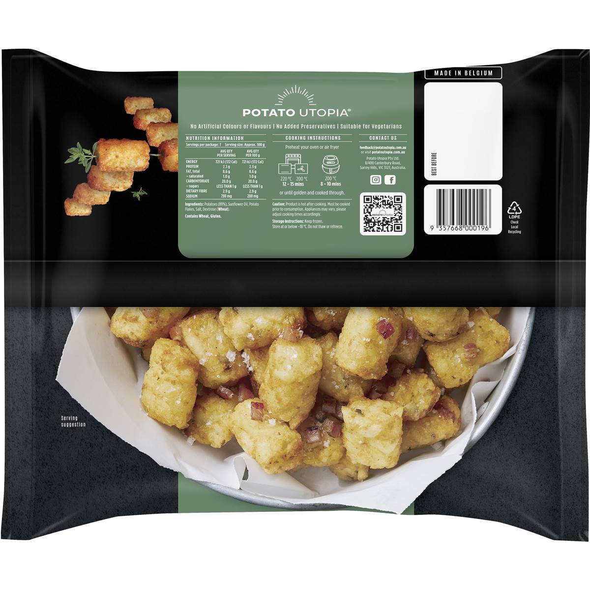 Potato Utopia Potato Crunchies 700g Woolworths