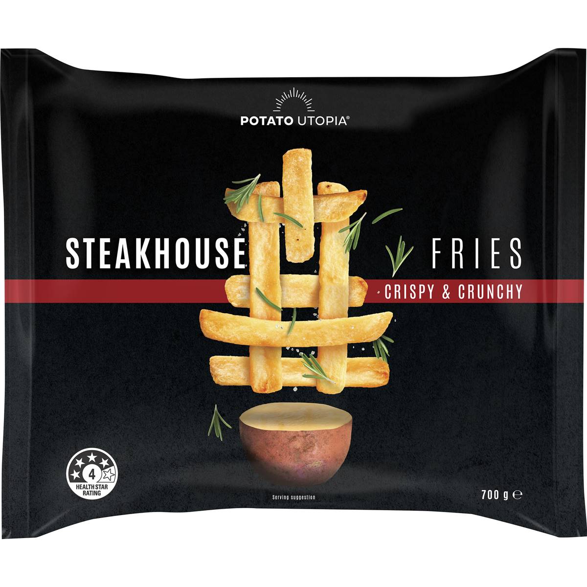 Potato Utopia Steakhouse Fries 700g Woolworths