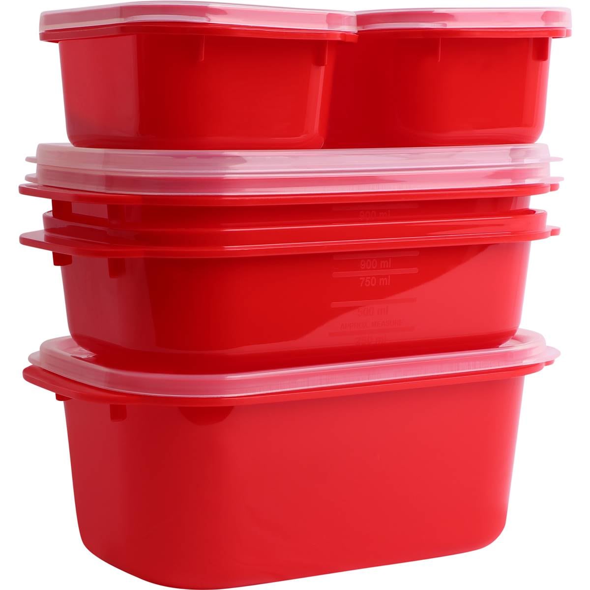 Decor Microsafe Microwavable Container Set 5 Pack Woolworths