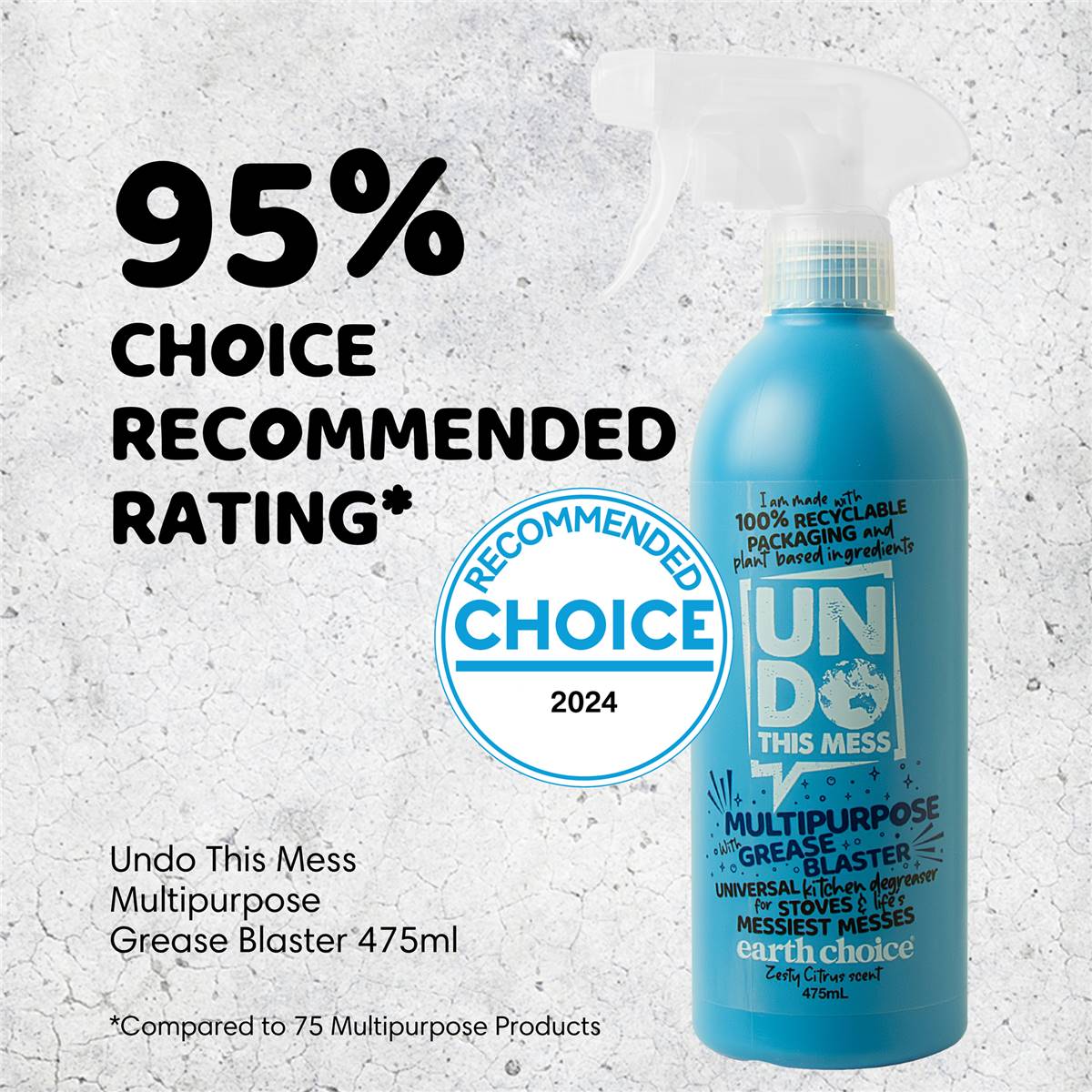 Undo This Mess Grease Blaster Cleaner 475ml Woolworths