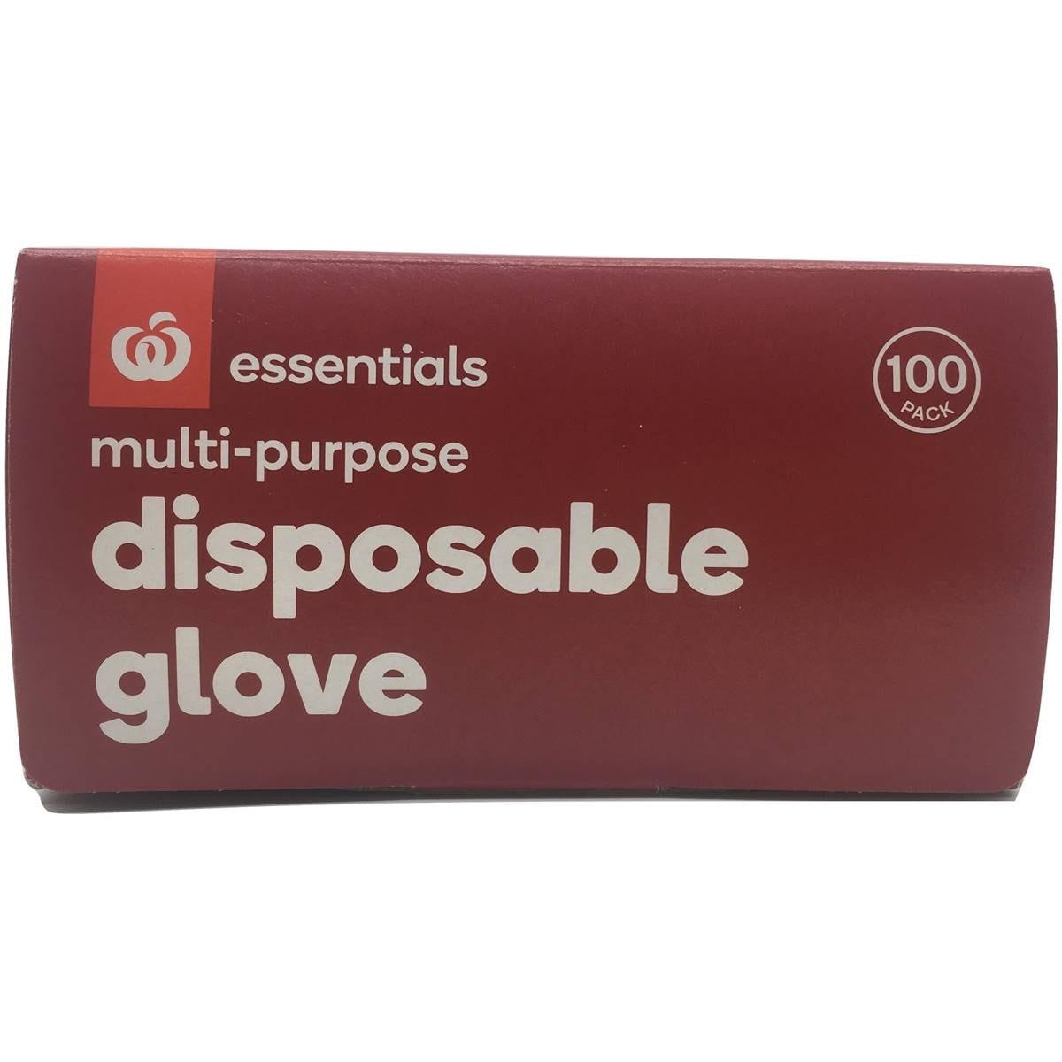 Essentials Gloves Disposable Lightly Powdered 100 Pack Woolworths