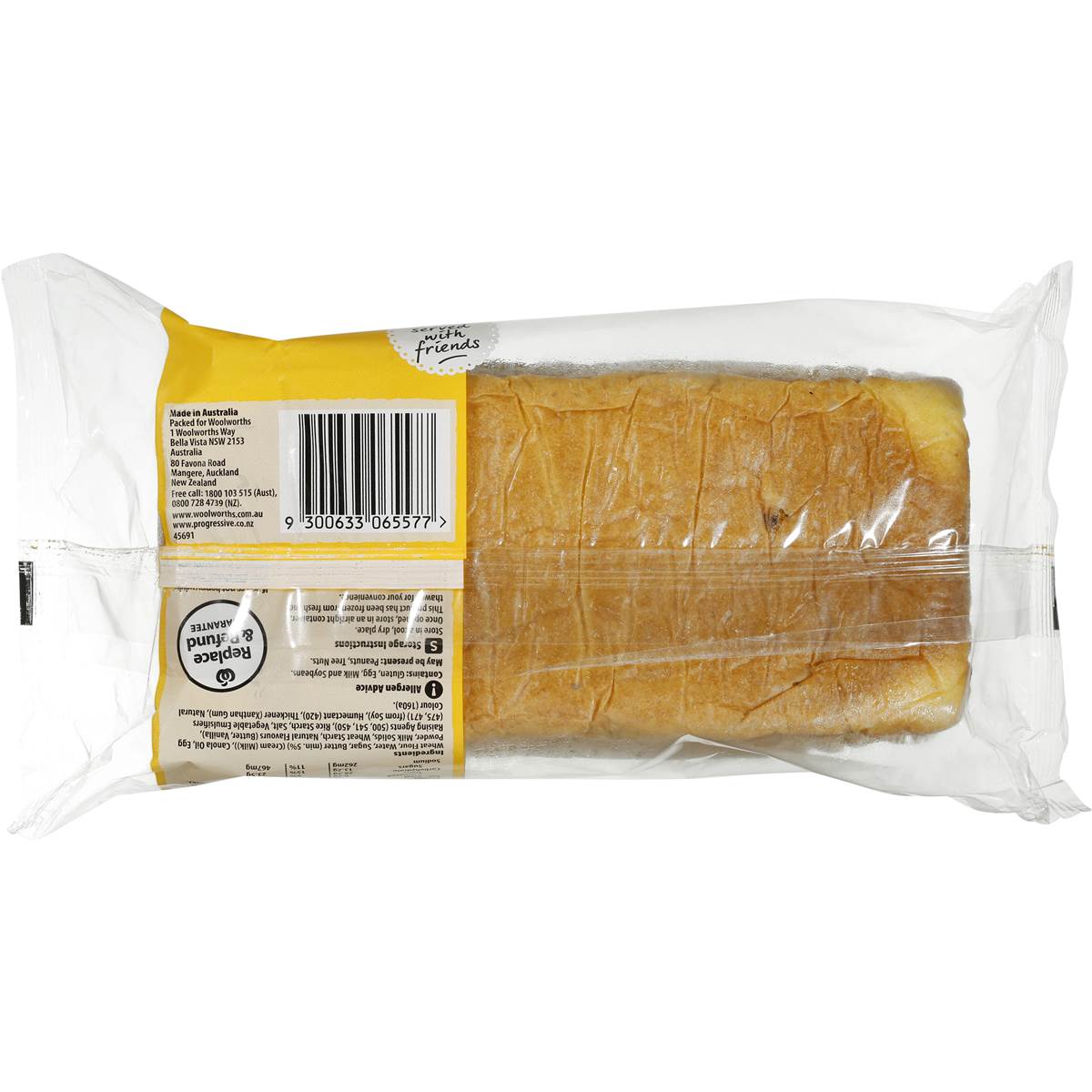Woolworths Butter Cake 450g Woolworths
