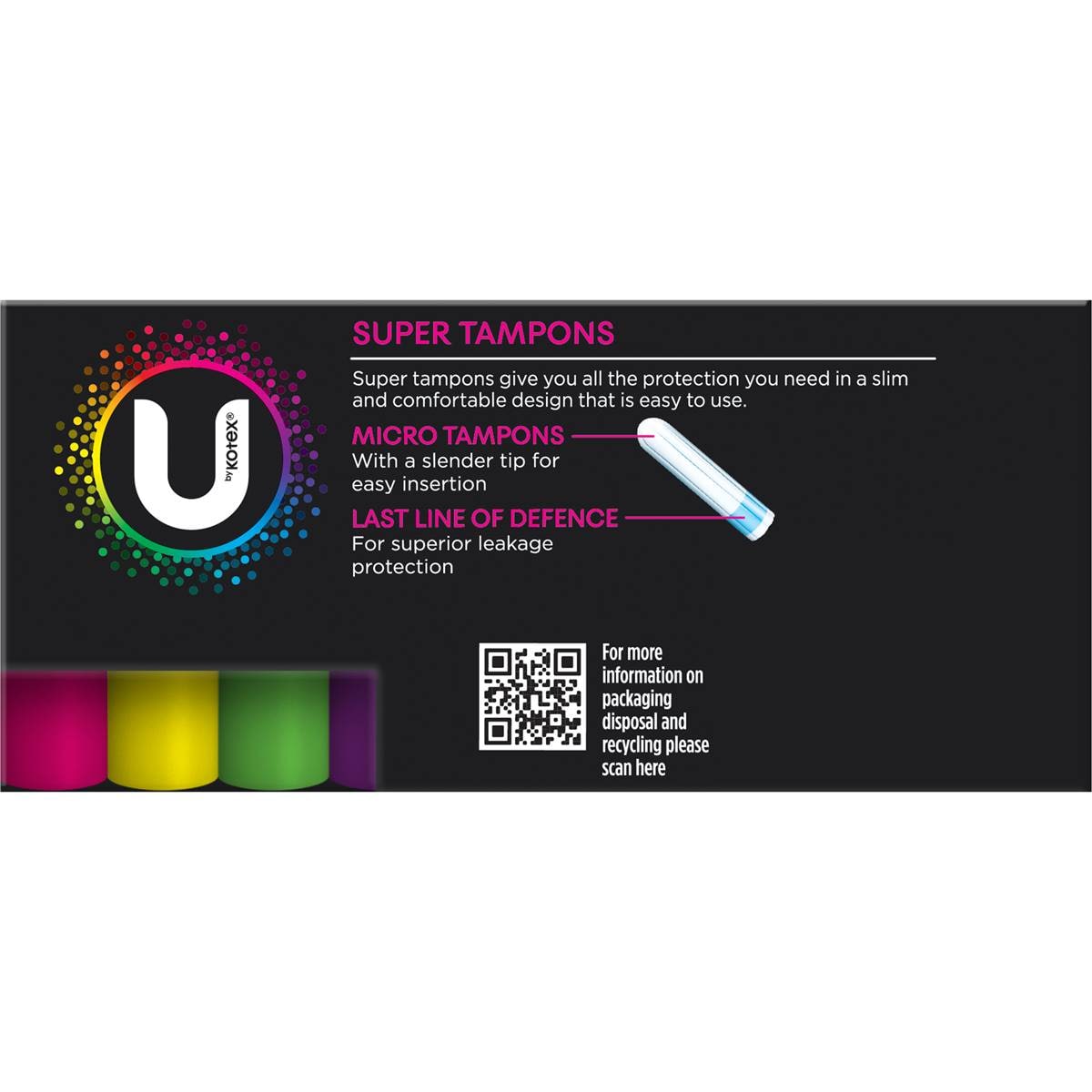 U By Kotex Tampons Super Super Bulk 32 Pack Woolworths