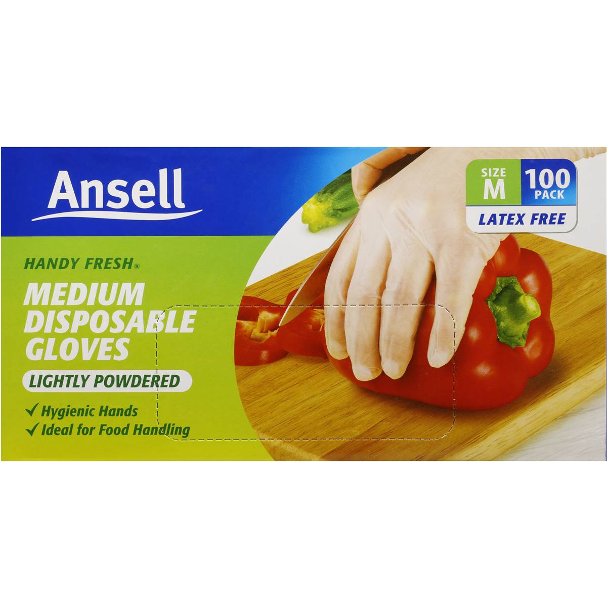 Ansell Handy Fresh Gloves Disposable 100pk Woolworths