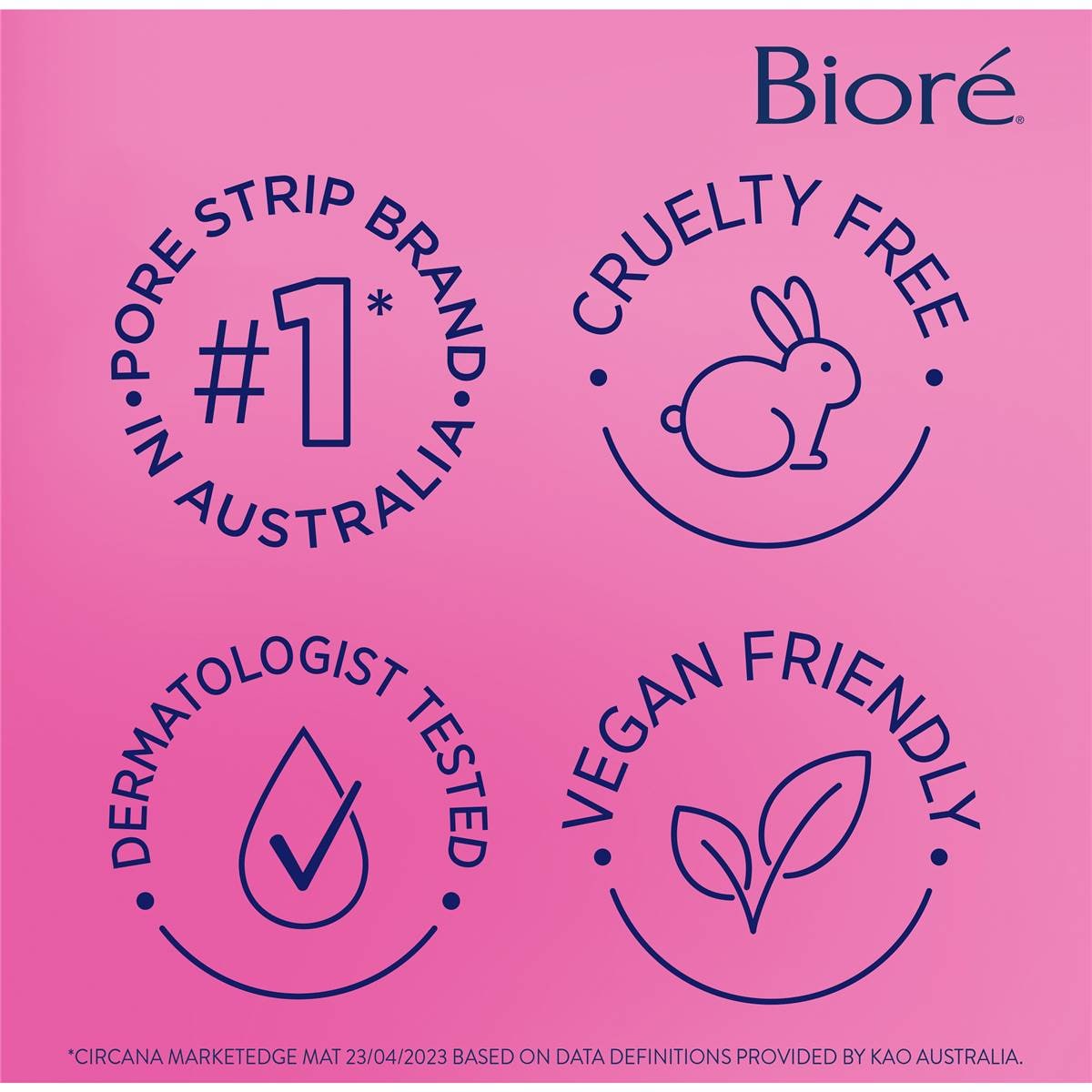 Biore Combo Deep Cleansing Pore Strips 14 Pack Woolworths