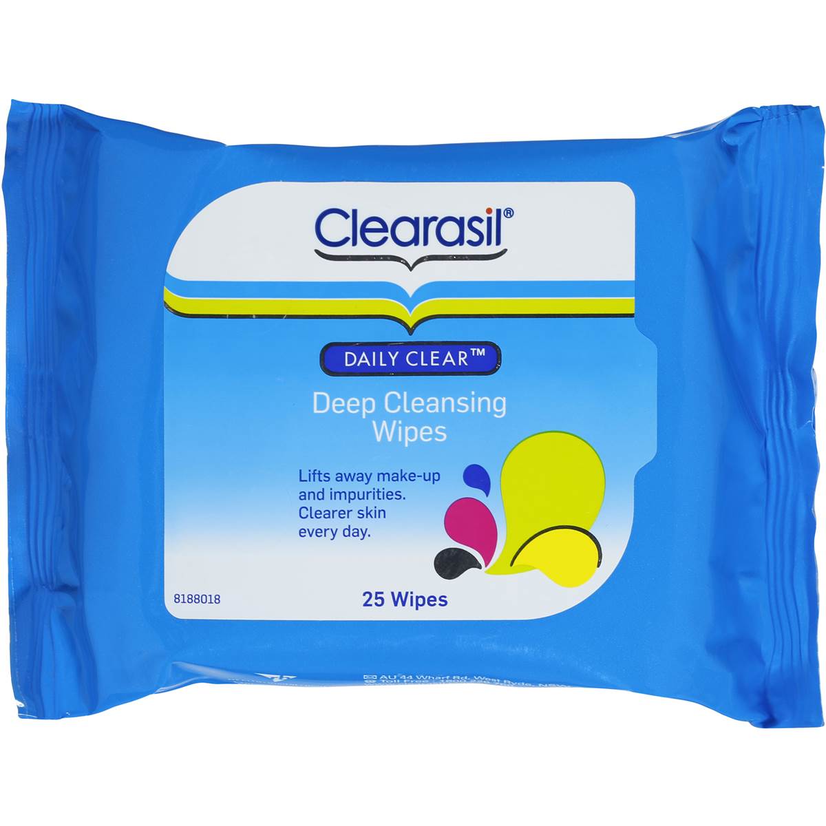 Clearasil Daily Clear Facial Wipes 25pk Ea Woolworths