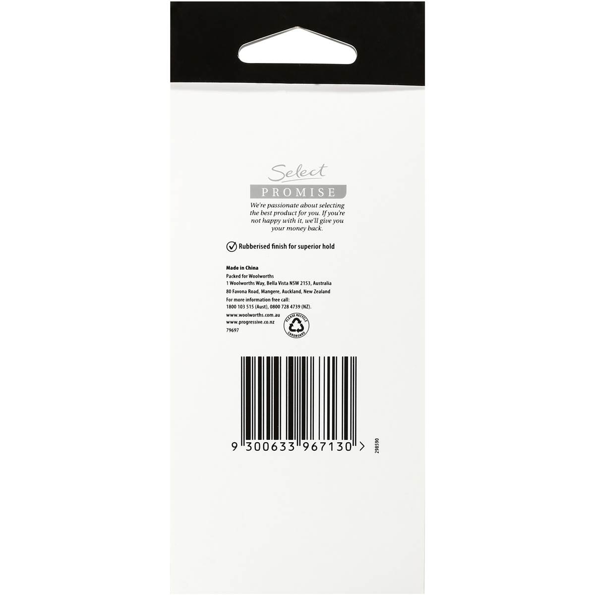 Woolworths Select Hair Clip Black Sectioning 2pk | Woolworths