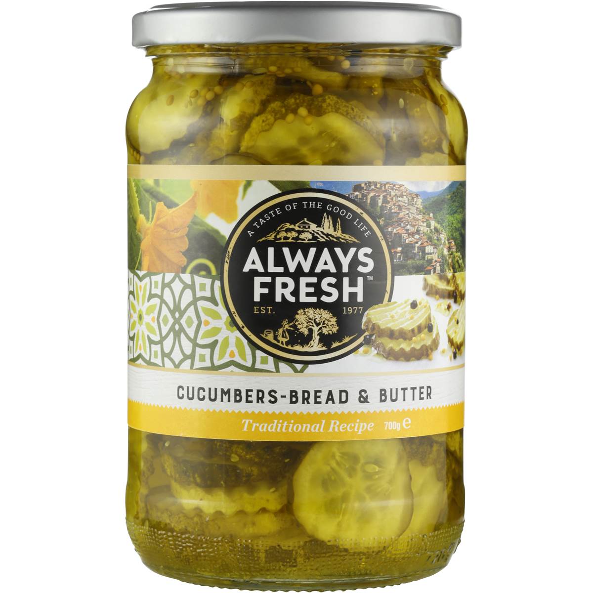 Always Fresh Cucumbers Bread & Butter 700g Woolworths
