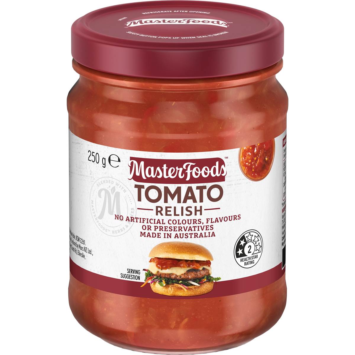 Masterfoods Tomato Relish 250g Woolworths