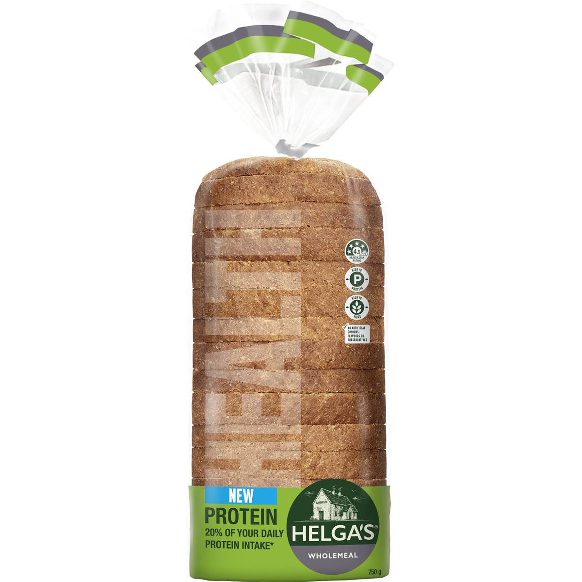 Helga's Protein Wholemeal Bread Loaf