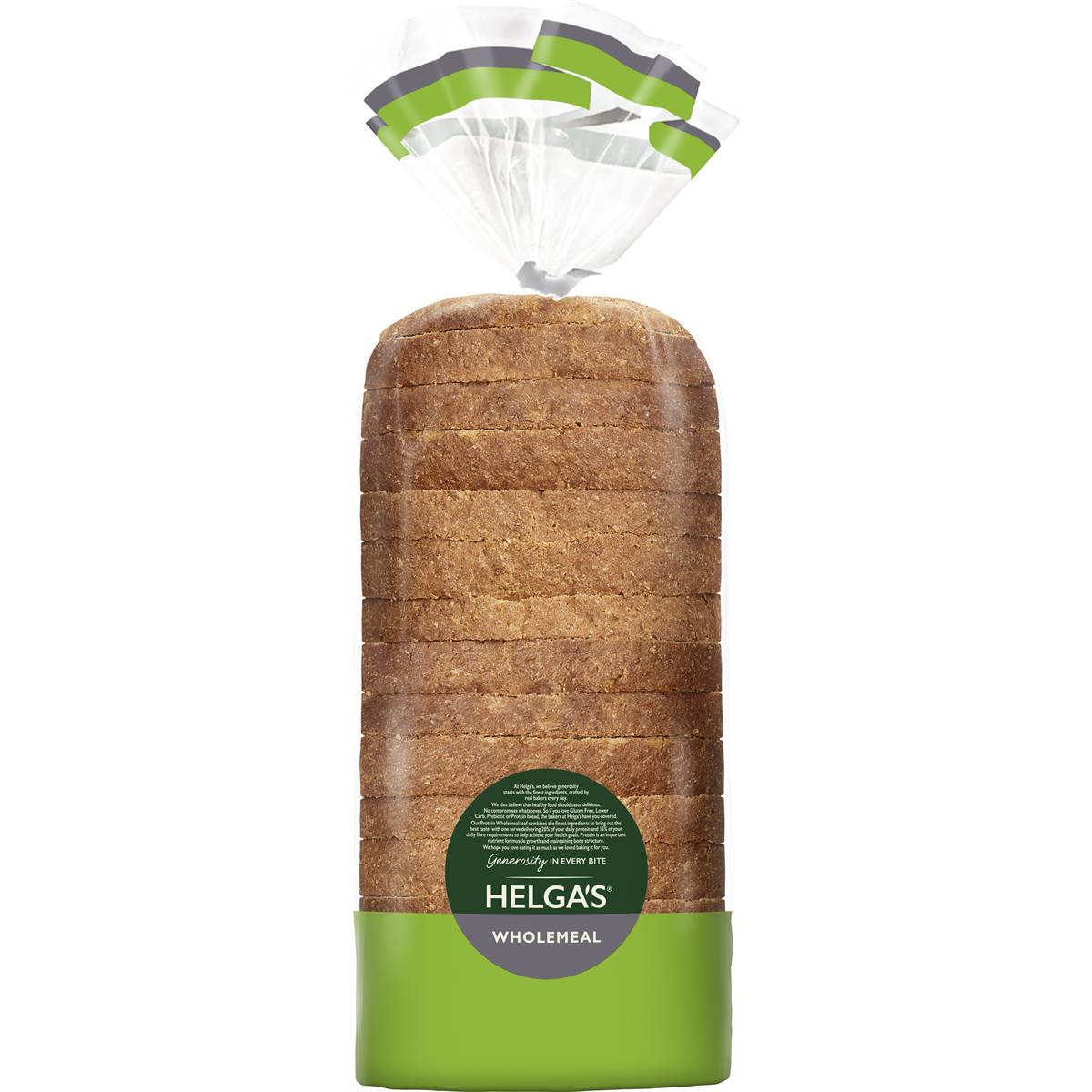 Helga's Protein Wholemeal Bread Loaf 750g Woolworths