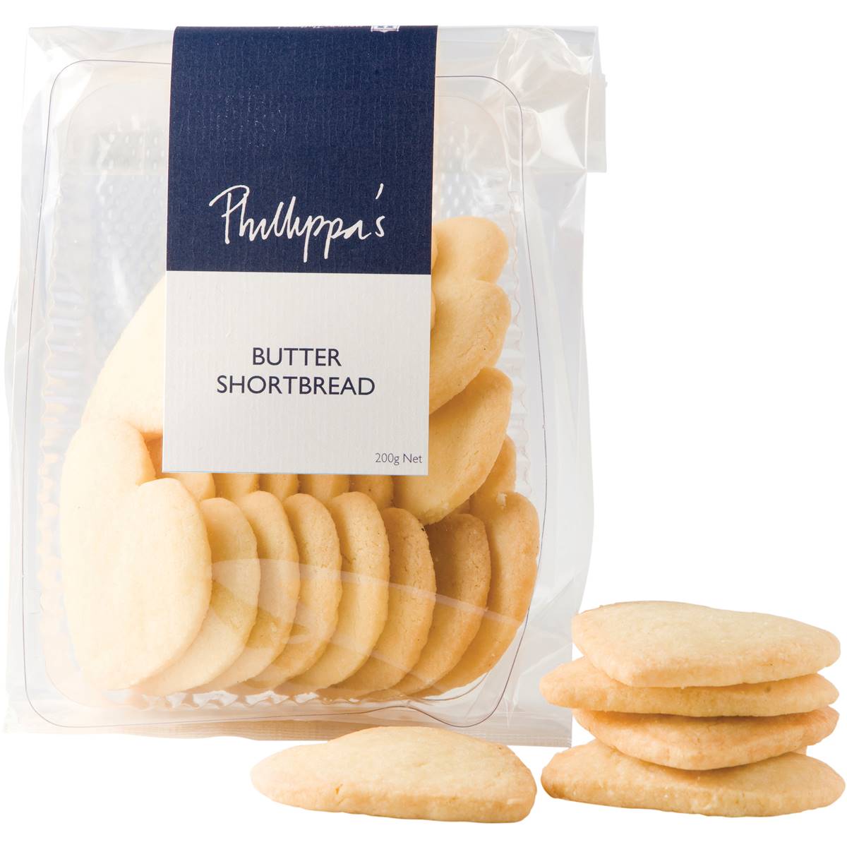 Phillippa's Butter Shortbread Biscuits 200g Woolworths