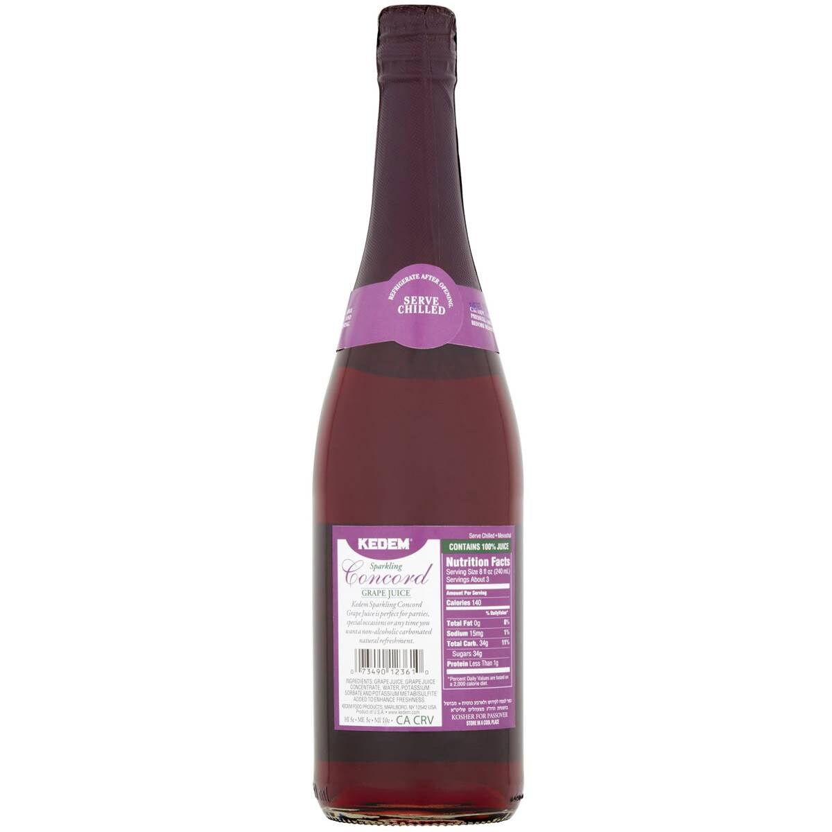 Kedem Sparkling Concord Grape Juice 750ml Woolworths