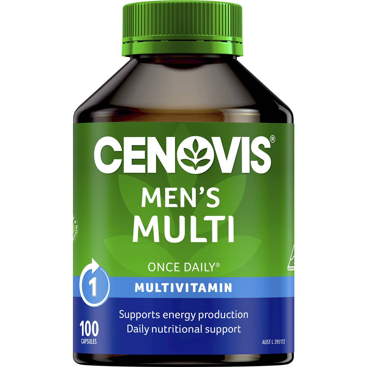 Cenovis Men's Multi Vitamin Capsules For Energy 100 pack