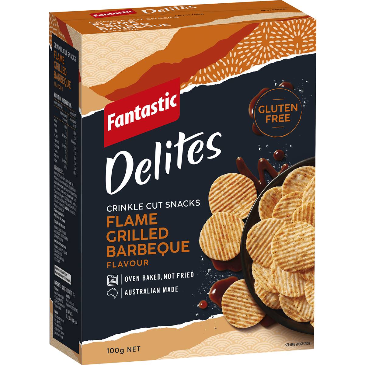 Fantastic Delites Snacks Flame Grilled Bbq 100g Woolworths