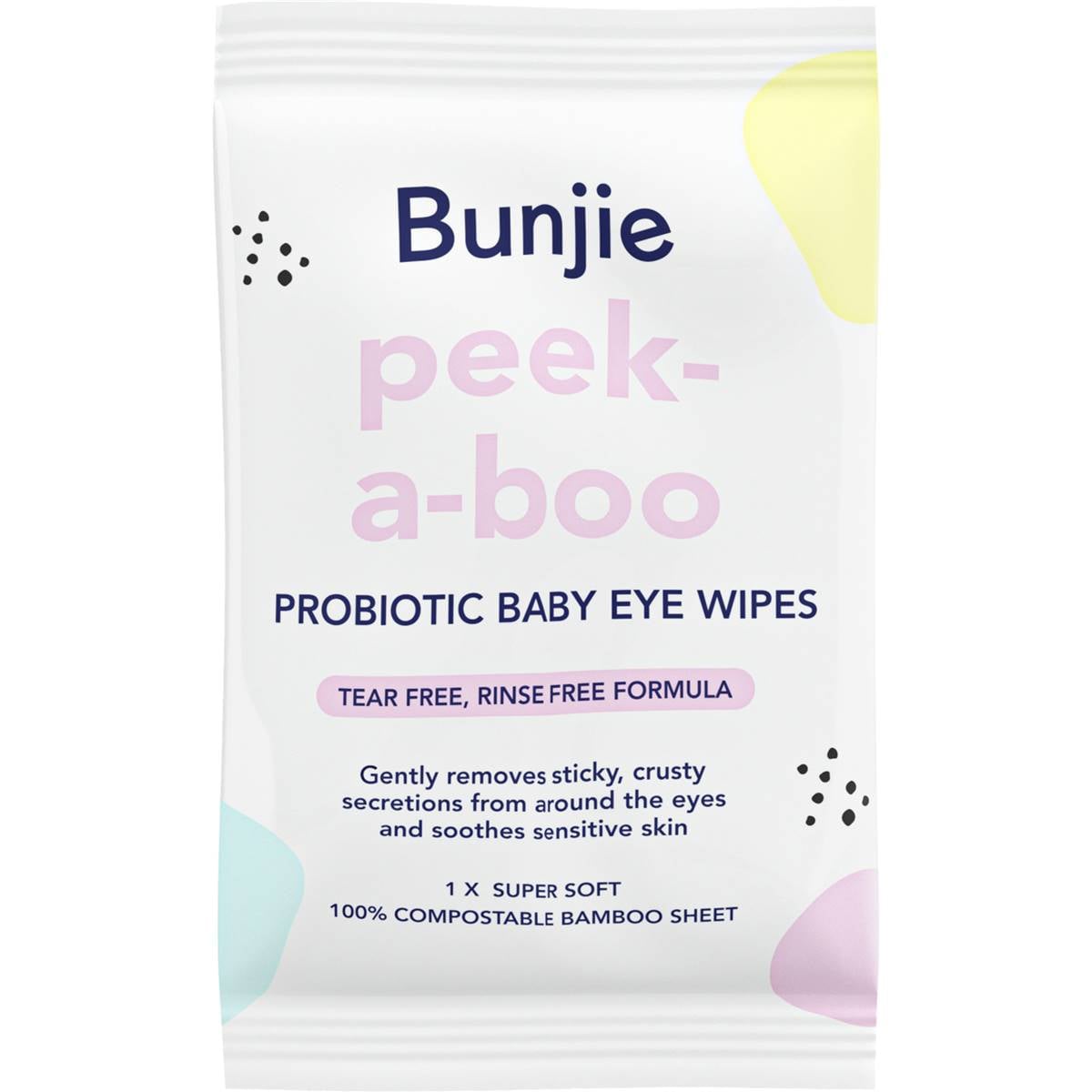 Bunjie Probiotics Baby Eye Wipes 30 Pack Woolworths