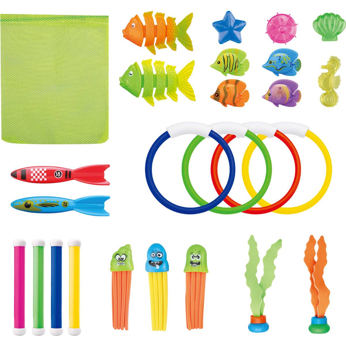 26 Piece Diving Toy Set Each Woolworths