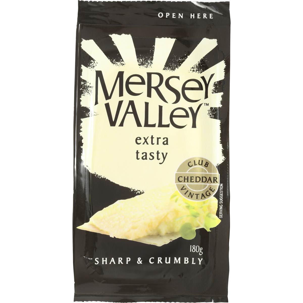 Mersey Valley Extra Tasty Cheese 180g Woolworths