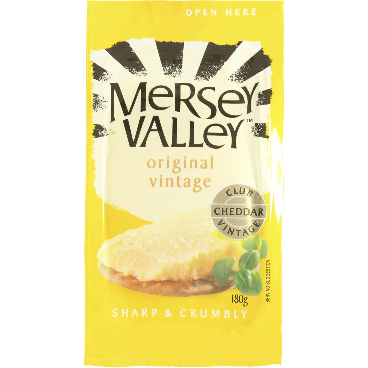 Mersey Valley Original Vintage Cheese 180g Woolworths