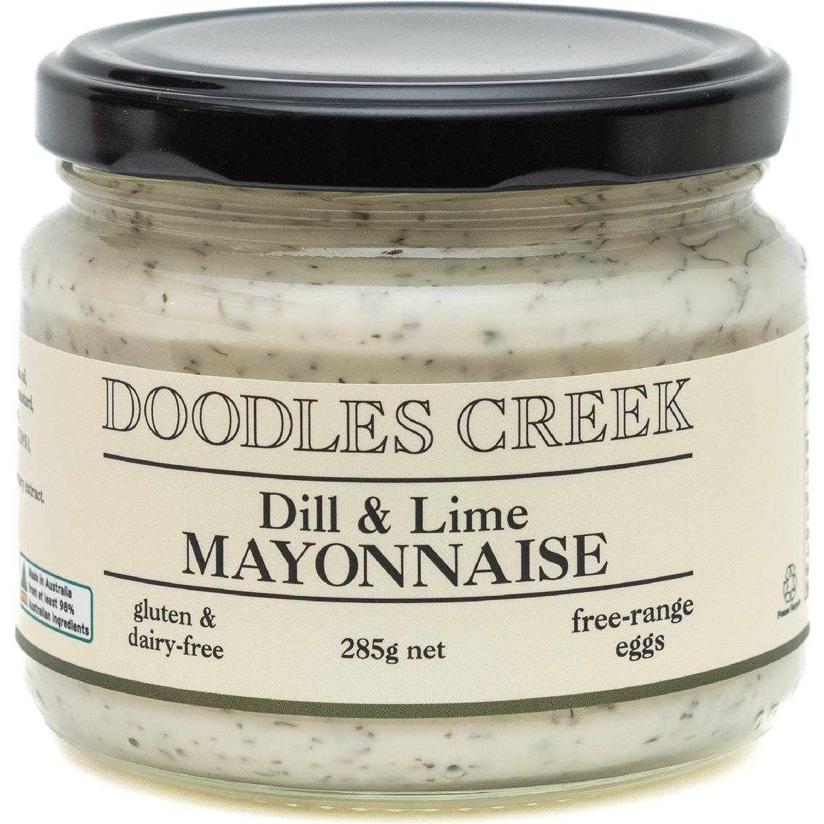 Doodles Creek Mayonnaise Dill & Lime 285g Woolworths