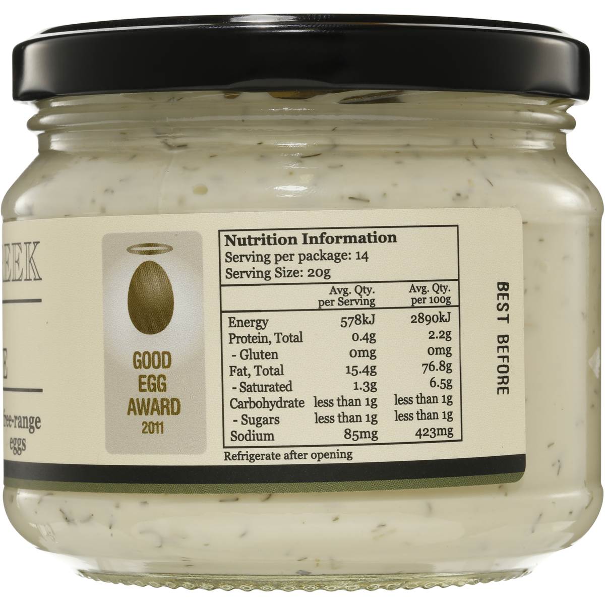 Doodles Creek Mayonnaise Dill & Lime 285g Woolworths