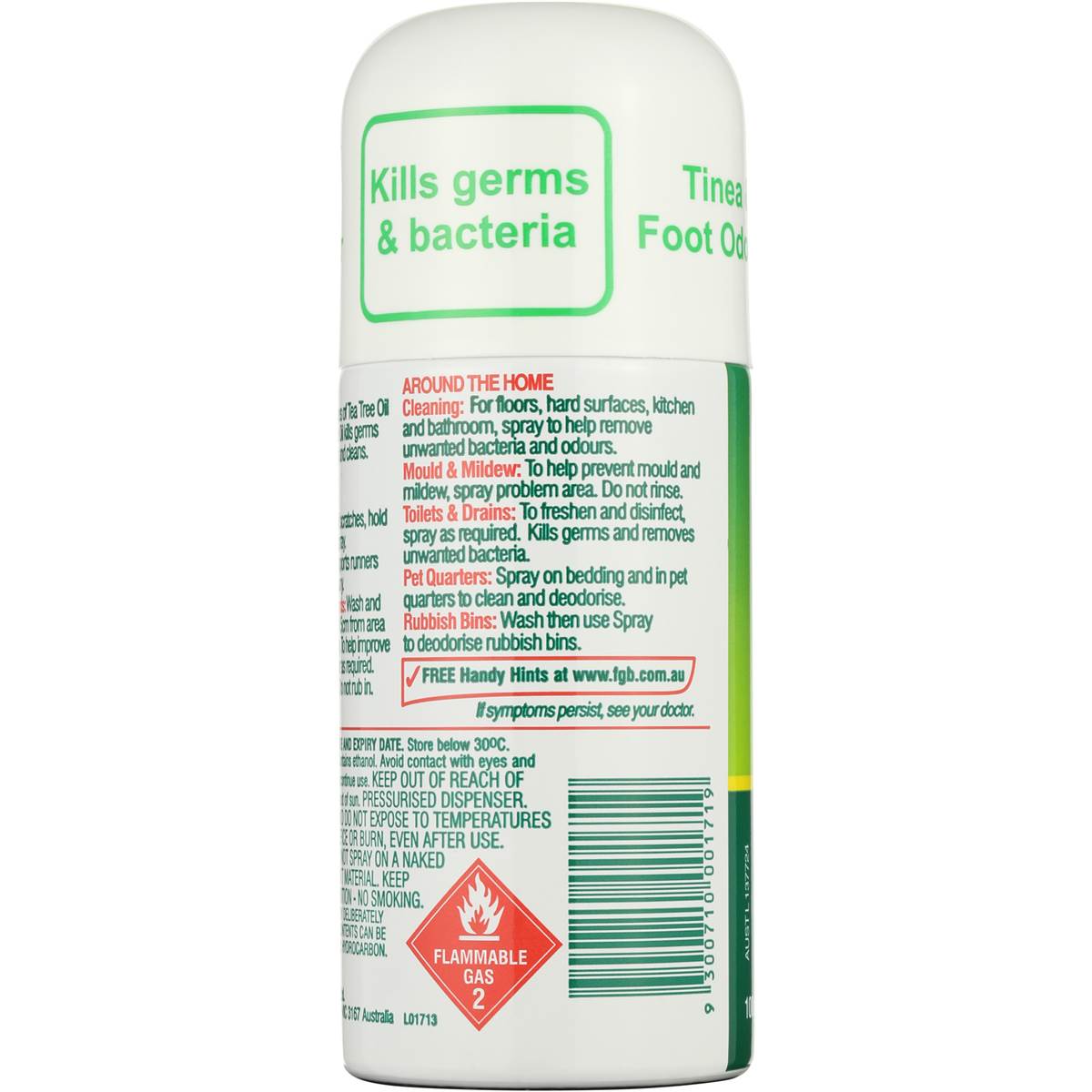 Bosisto's Tea Tree Oil Spray 100g Woolworths