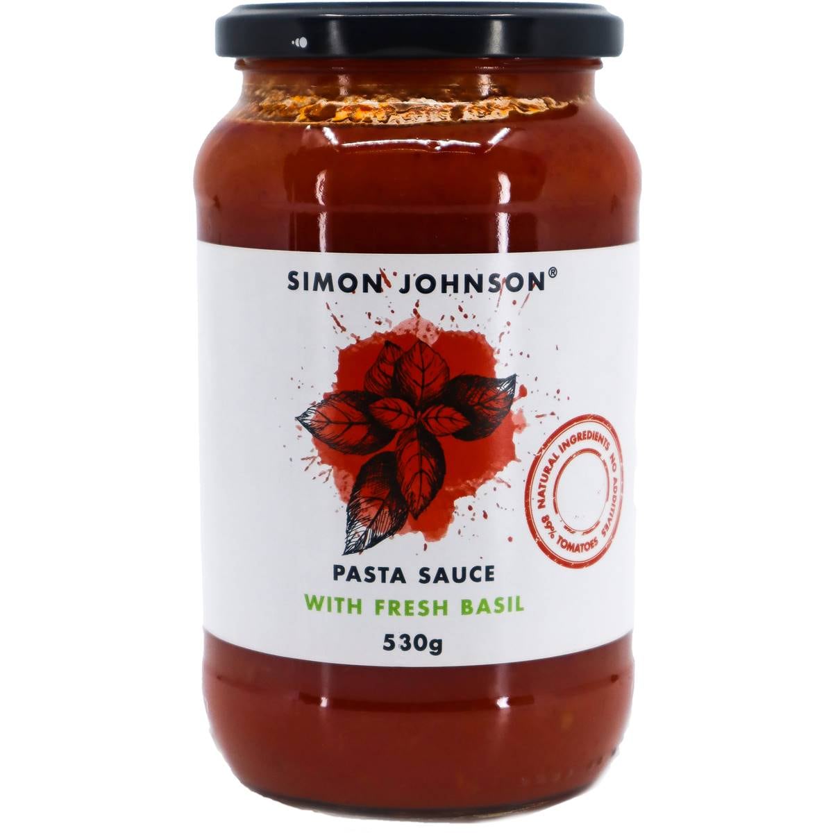 Simon Johnson Basil Pasta Sauce 560g Woolworths