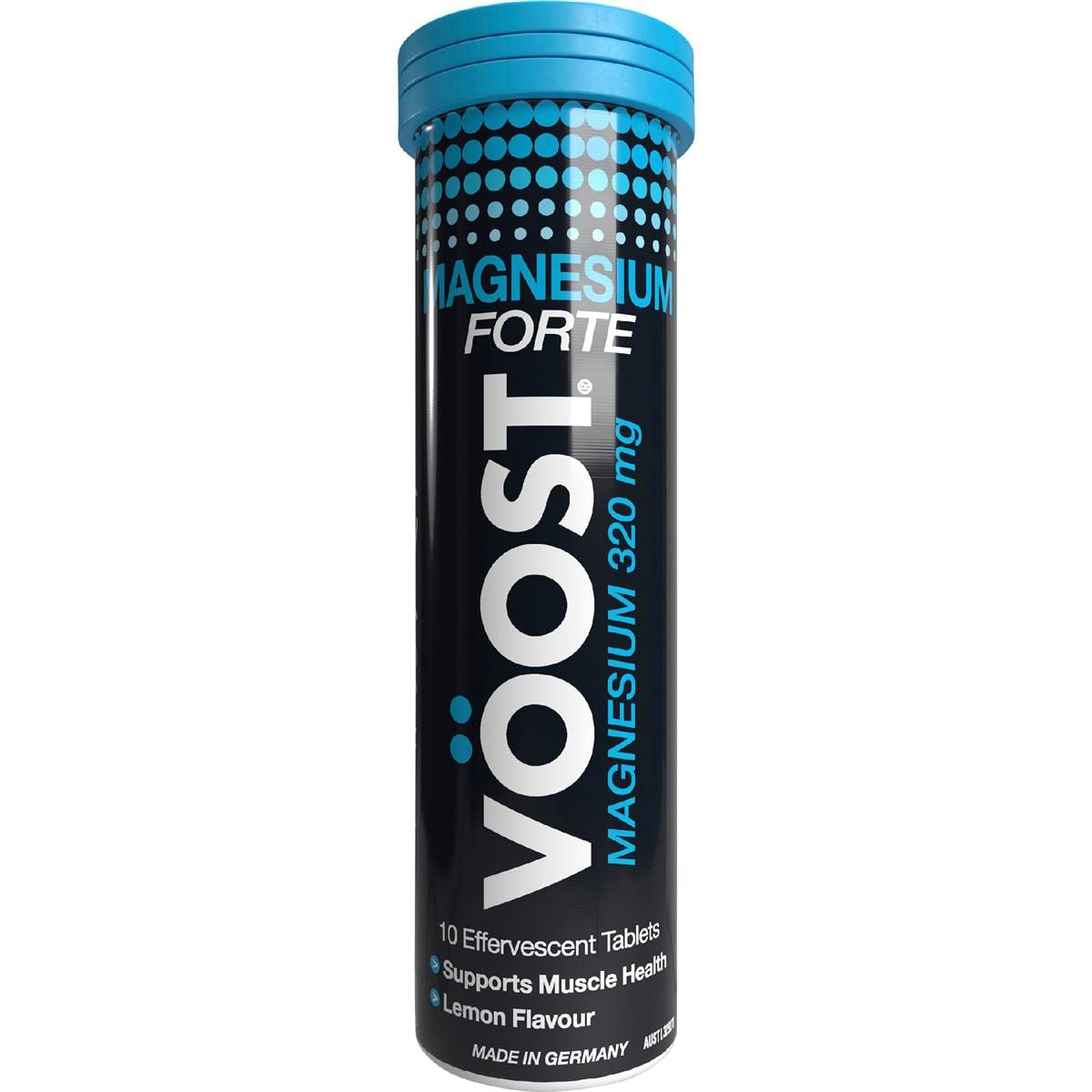 Voost Magnesium Forte Lemon Effervescent Tablets 10 Pack Woolworths