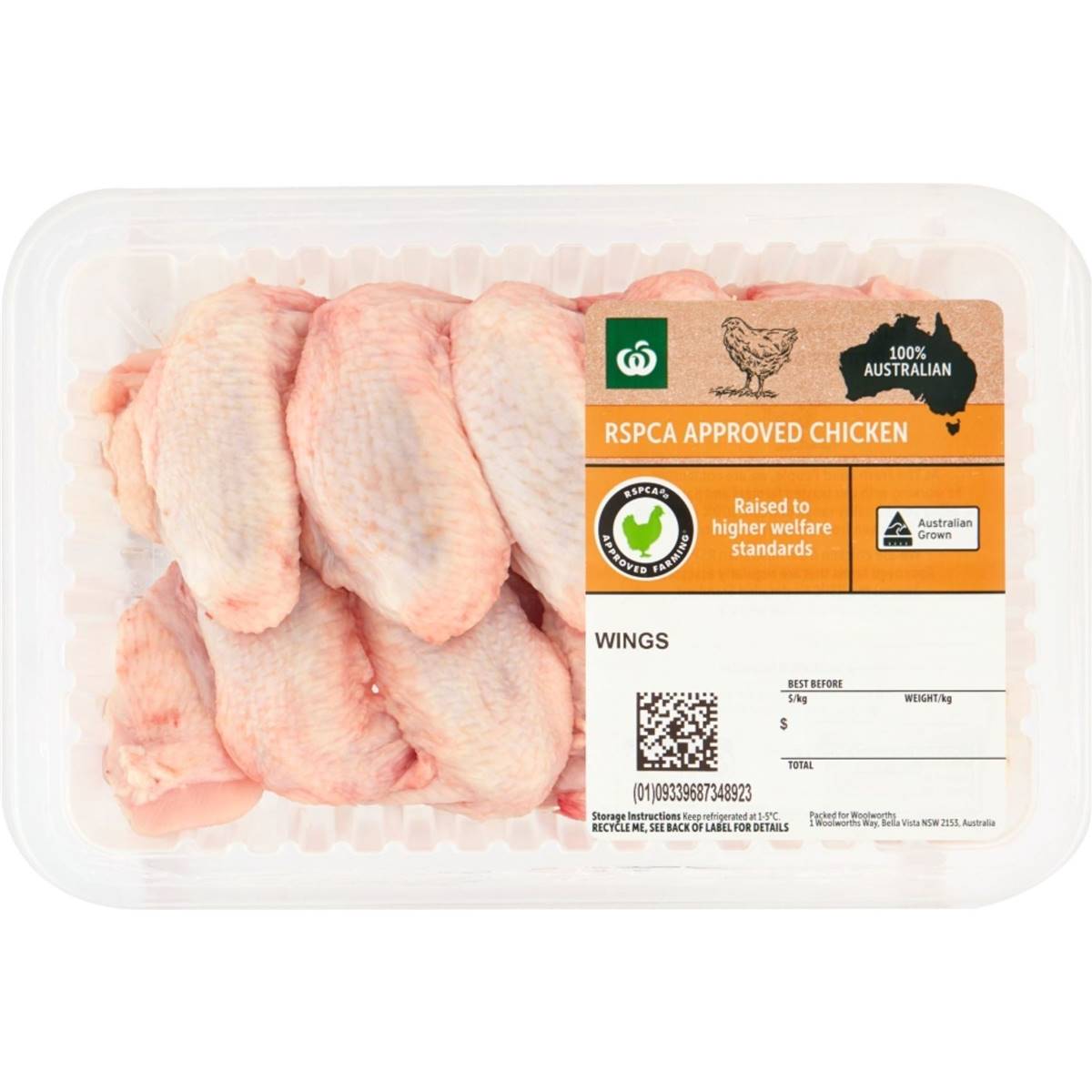 Woolworths Rspca Approved Wings Wings