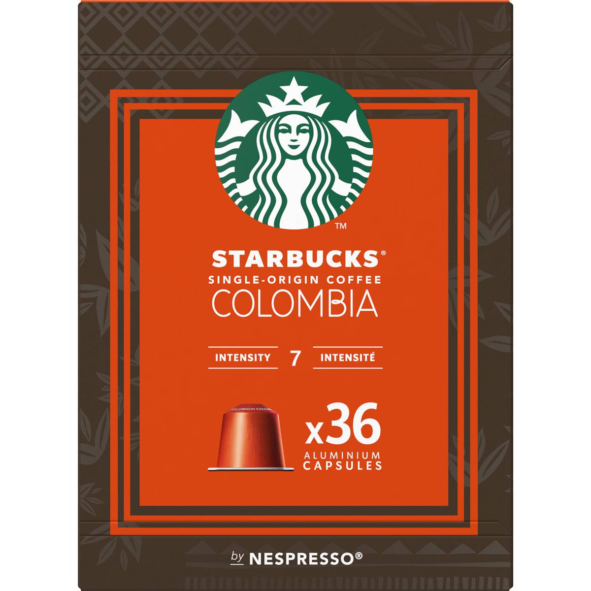 Starbucks By Nespresso Single Origin Colombia Coffee Pods Capsules 36 ...