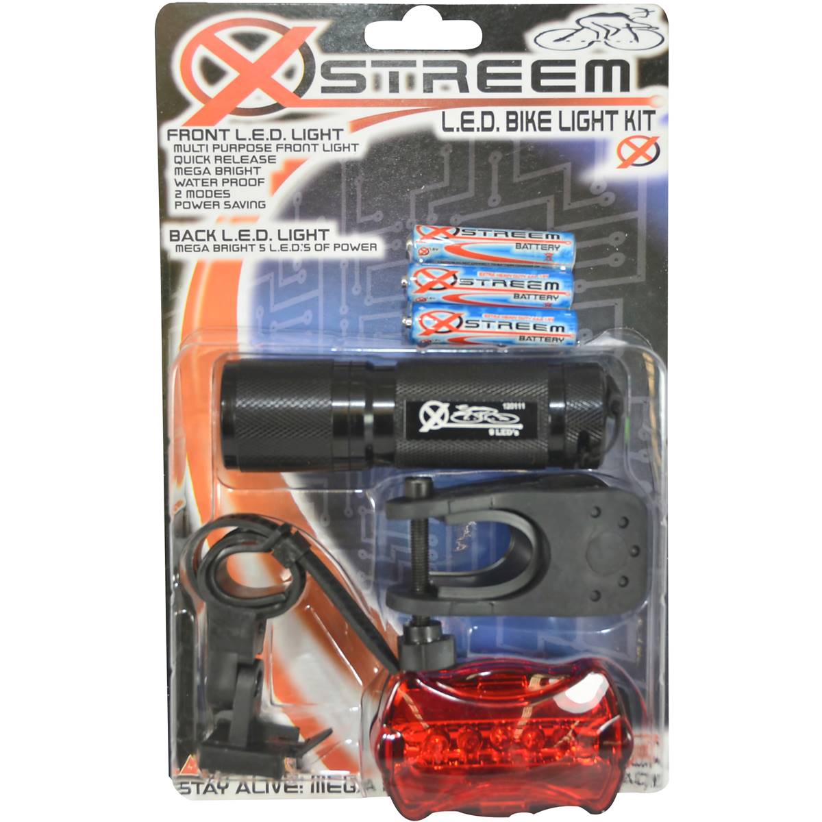 Xstreem Led Bike Flashlight Each Woolworths