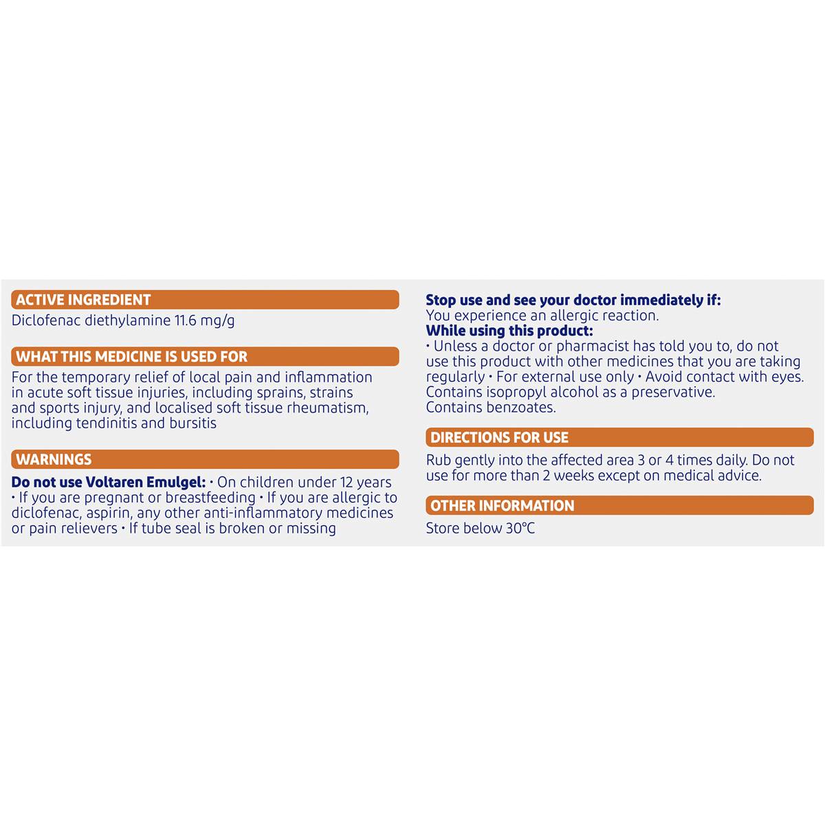 Voltaren Gel 1 For Back Pain