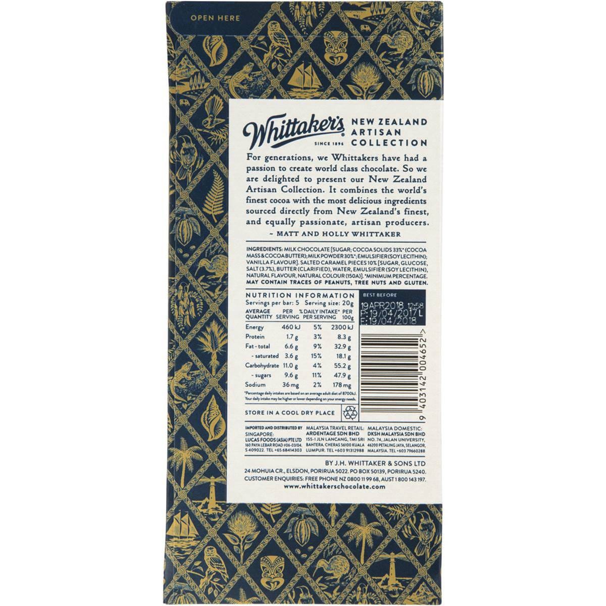 Whittaker's | Woolworths