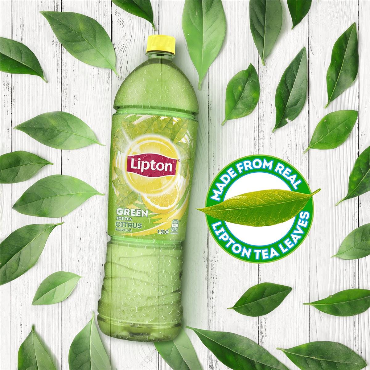 Lipton Ice Tea Green Tea Iced Tea Citrus Bottle 1.5l Woolworths