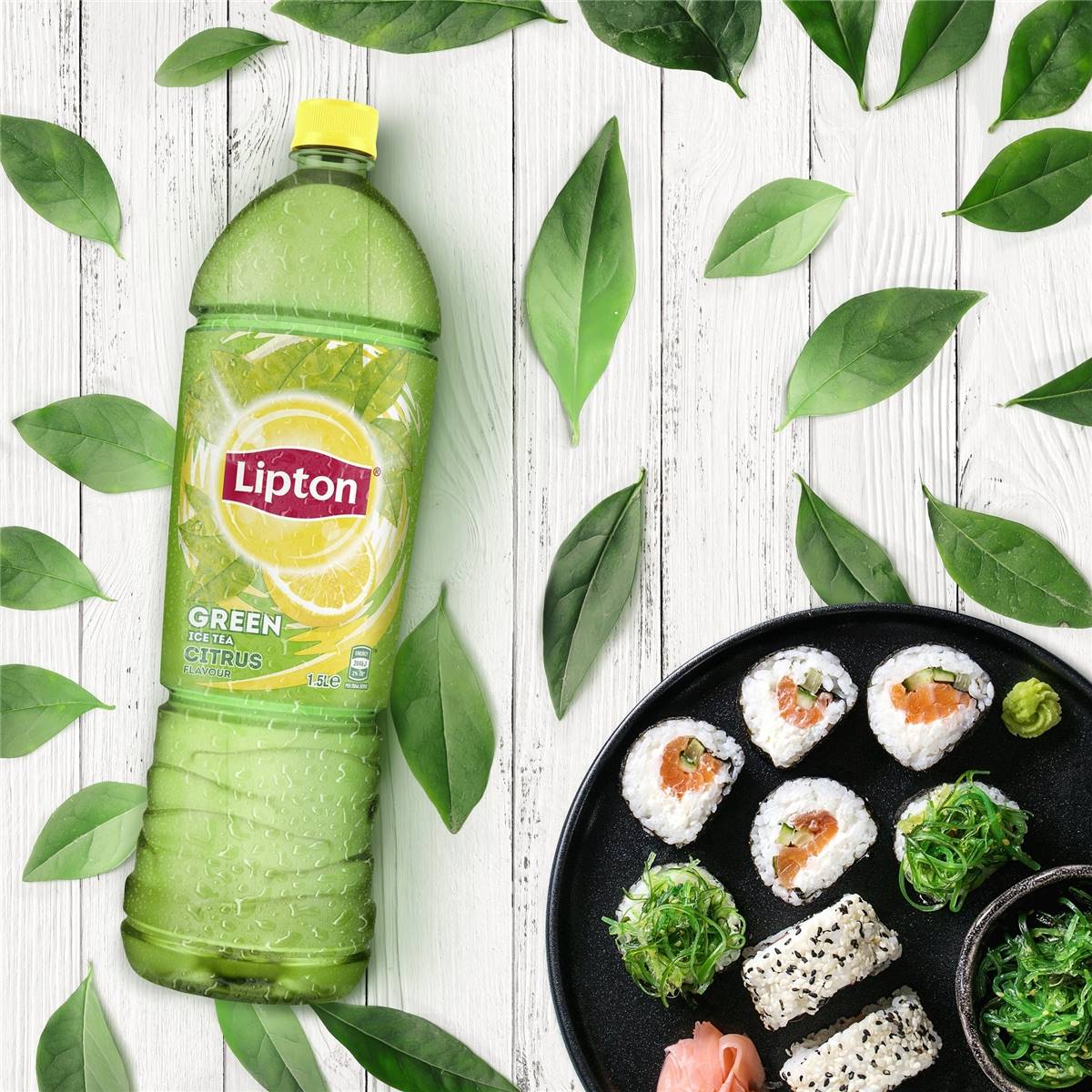 Lipton Ice Tea Green Tea Iced Tea Citrus Bottle 1.5l Woolworths