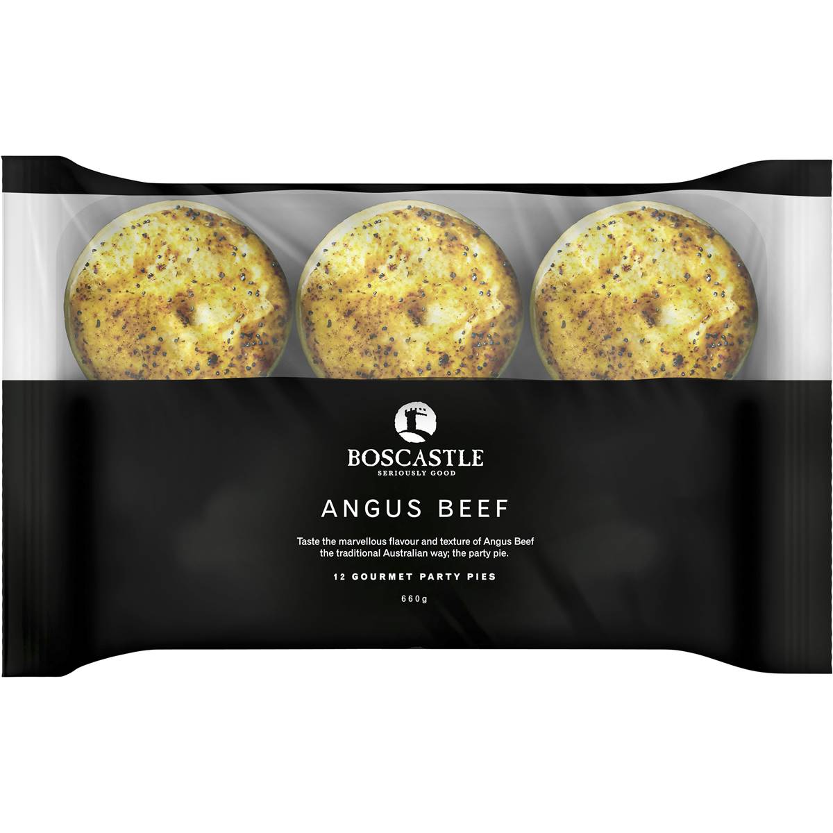 Boscastle Angus Beef Gourmet Party Pies 12 Pack Woolworths