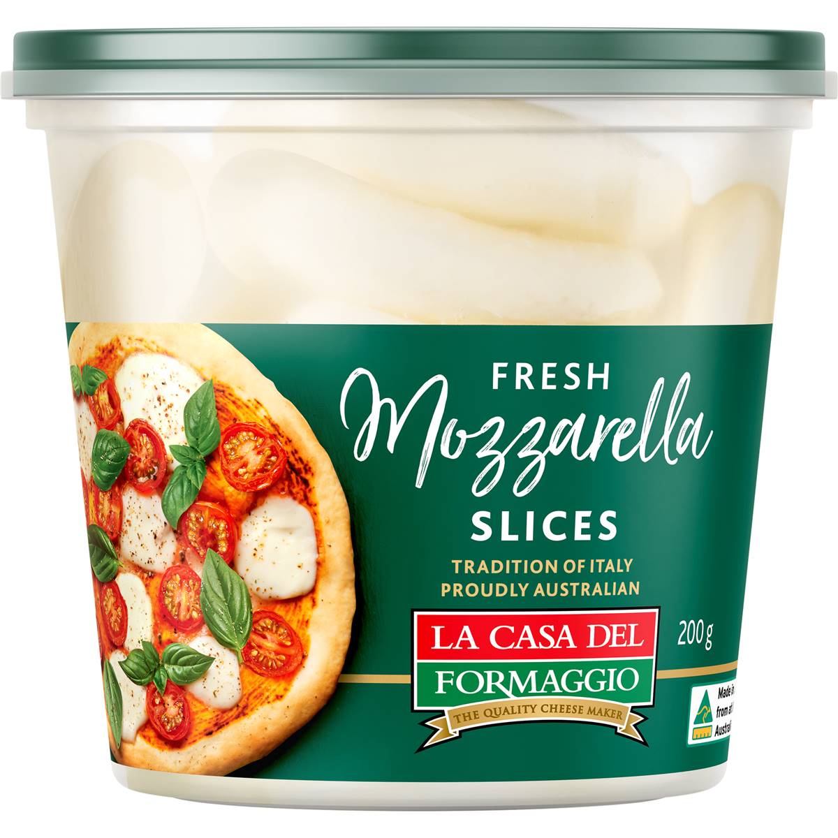 La Casa Del Formaggio Fresh Mozzarella Slices 200g Woolworths