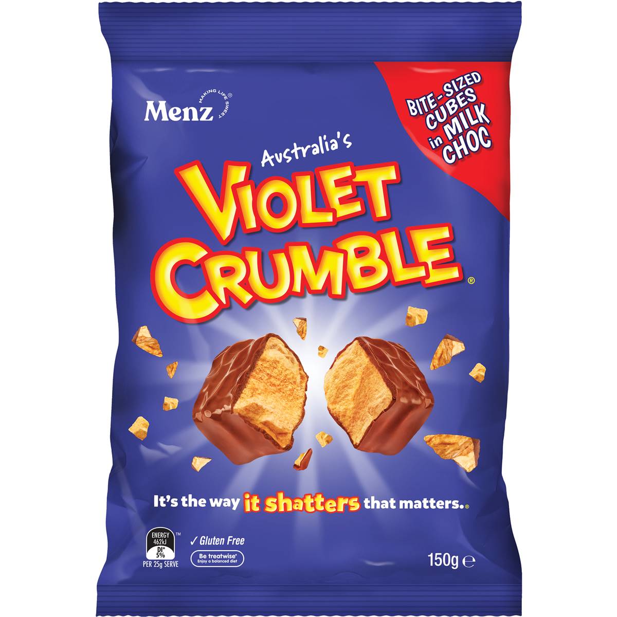 Violet Crumble Bites 150g Woolworths