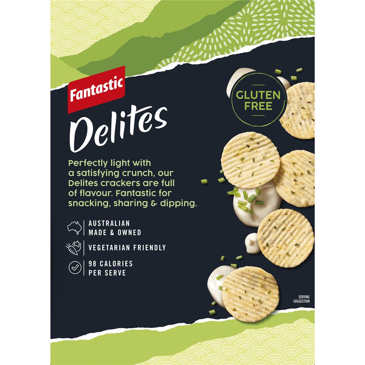 Fantastic Delites Snacks Sour Cream & Chives 100g Woolworths