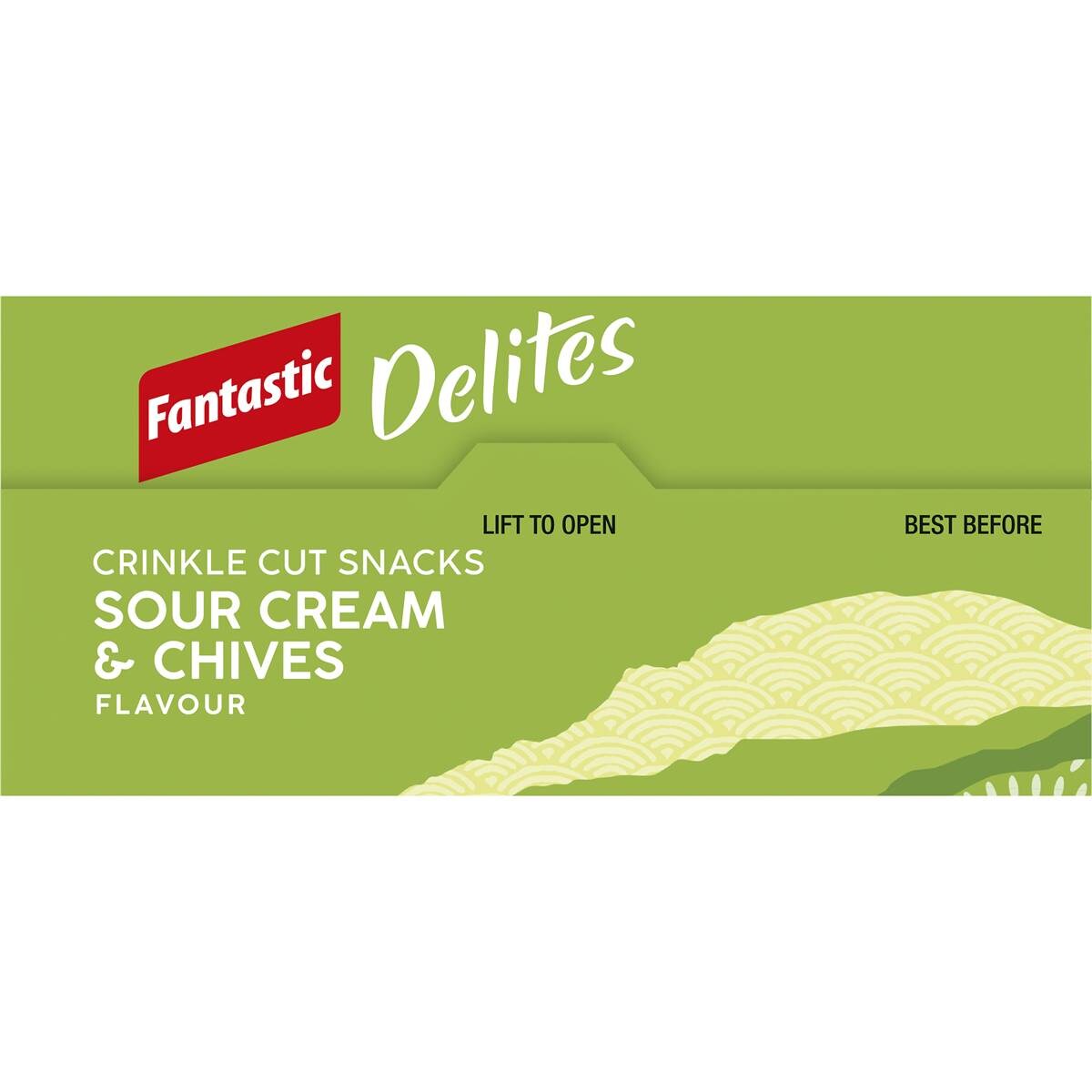 Fantastic Delites Snacks Sour Cream & Chives 100g Woolworths