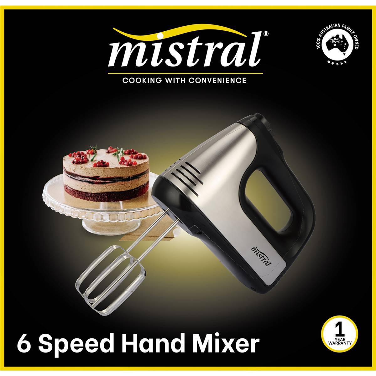 Mistral 6 Speed Hand Mixer Each Woolworths