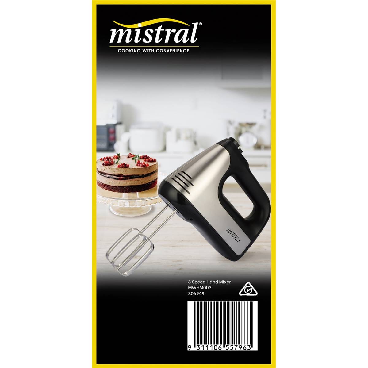Mistral 6 Speed Hand Mixer Each Woolworths
